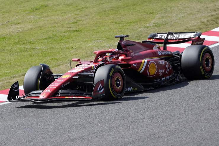 Ferrari Leclerc con i Lego