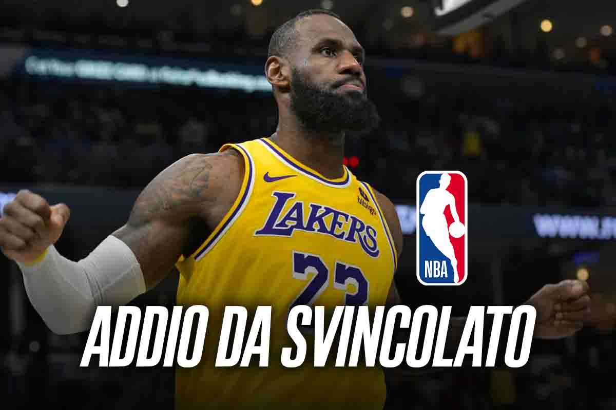 LeBron James via da svincolato: scelta la prossima squadra