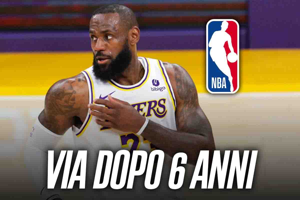 LeBron James, è shock in NBA: via dopo 6 anni