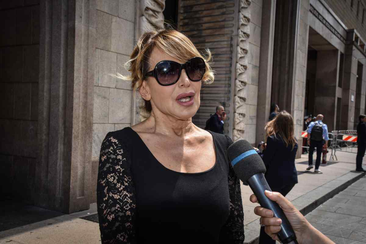 Barbara D'Urso triste