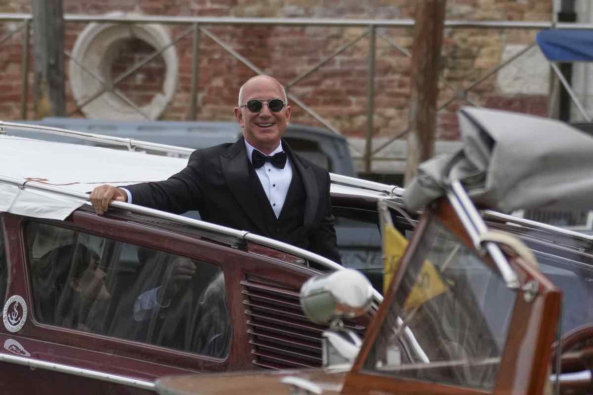 Jeff Bezos a Venezia
