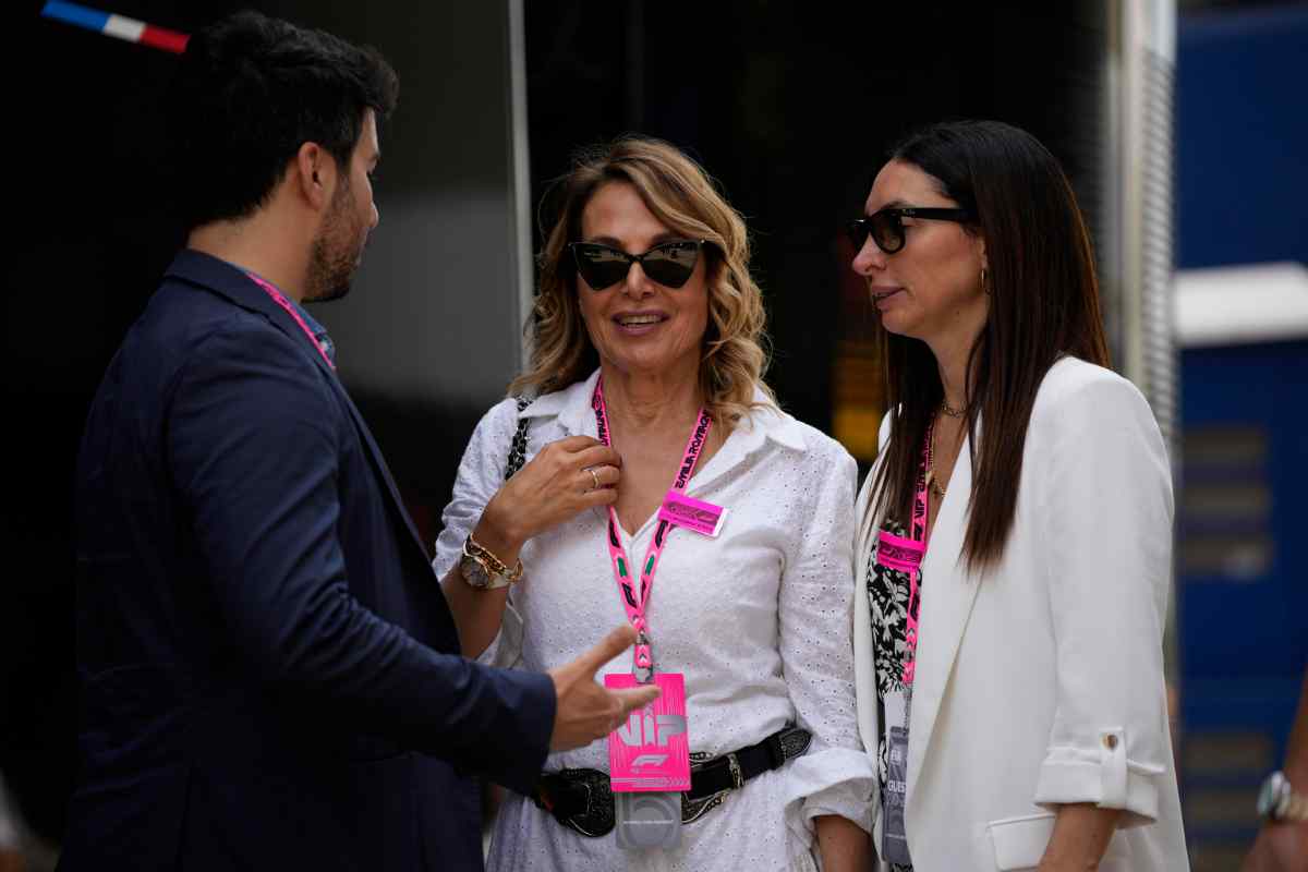 Barbara D'Urso a vedere il Gran Premio