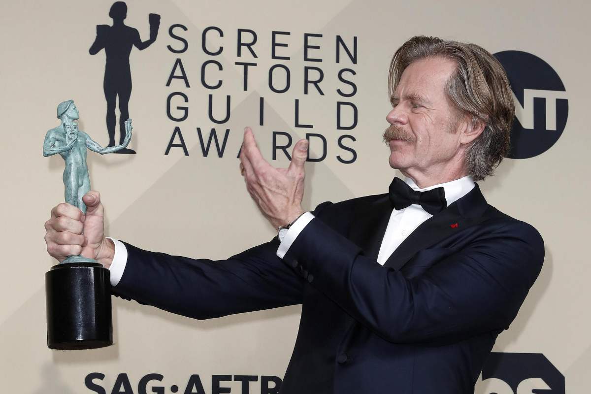 William H. Macy esulta per il premio