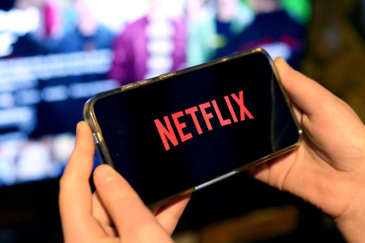 L'app Netflix su smartphone