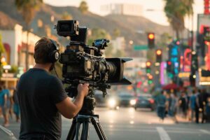 Riprese di un film