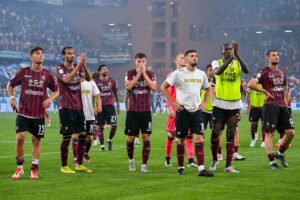 Salernitana in campo