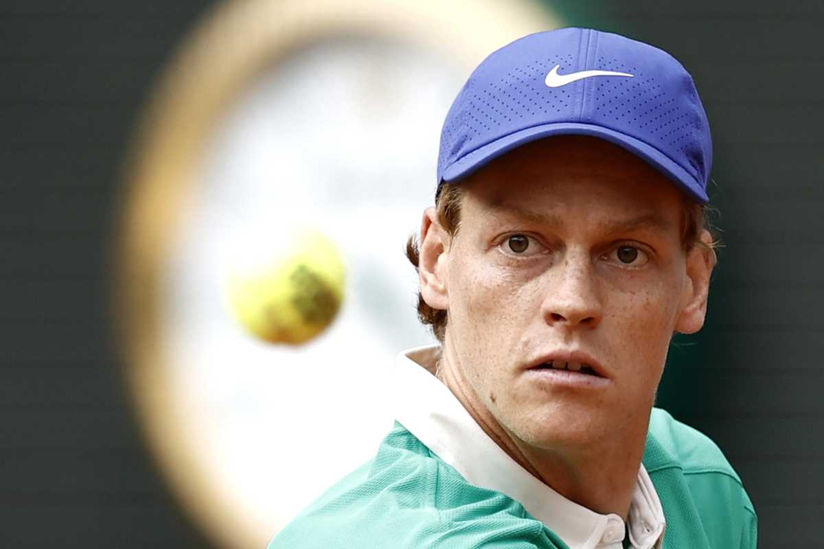 Jannik Sinner in gioco