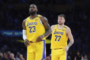 Lebron James e Luka Doncic