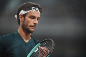Lorenzo Musetti deluso