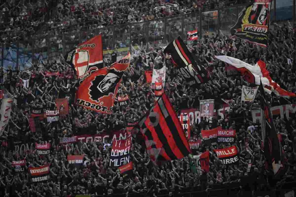 La tifoseria del Milan