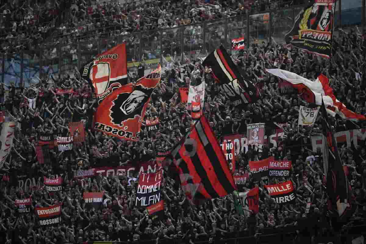 La tifoseria del Milan