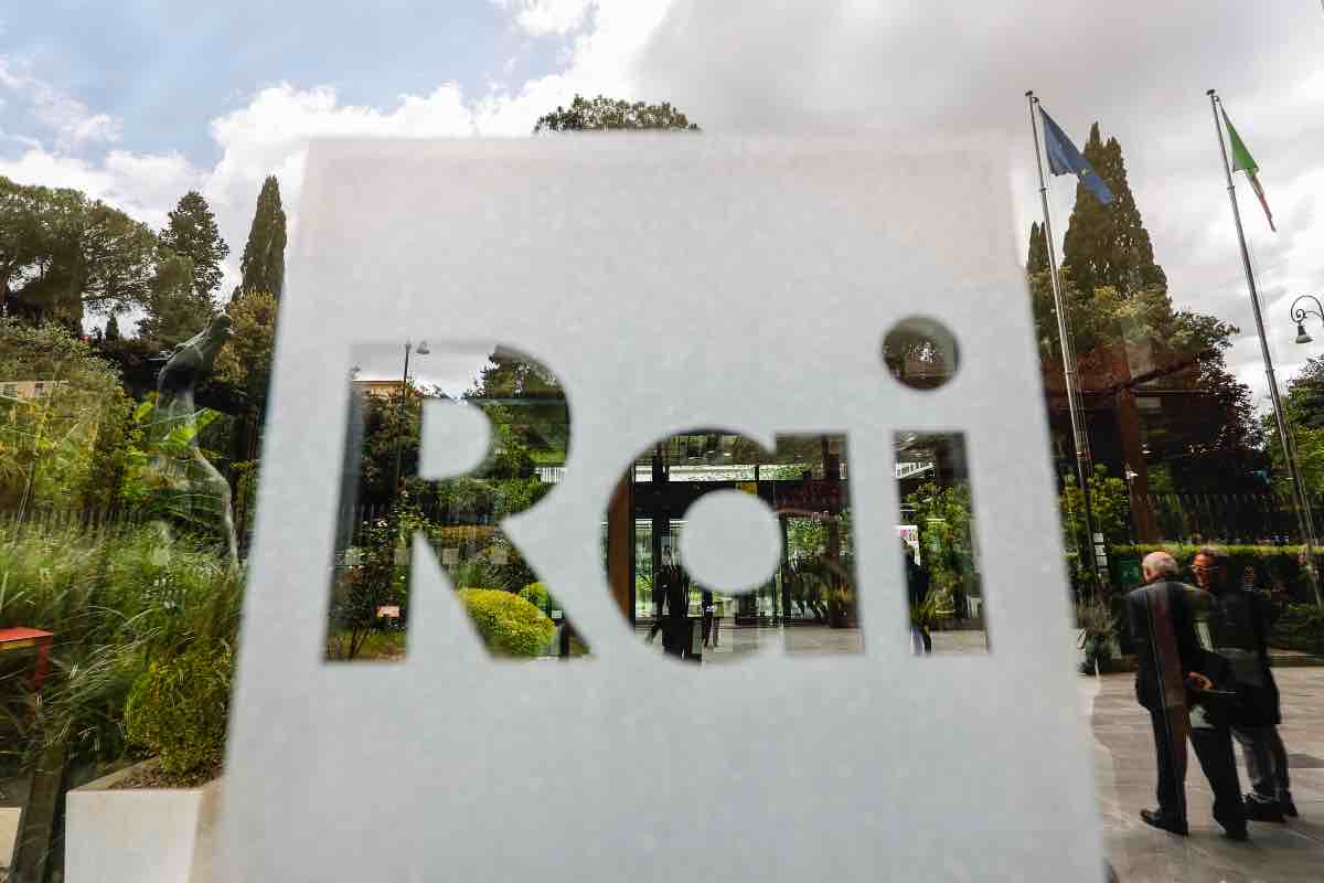 Logo Rai in Viale Mazzini
