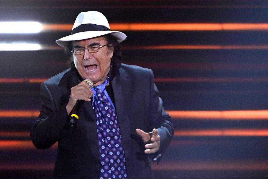 Al Bano sul palco di Sanremo