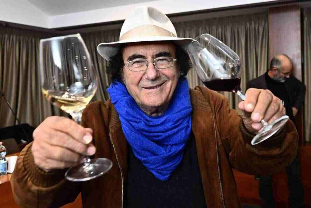 Al Ban con i suoi famosi vini