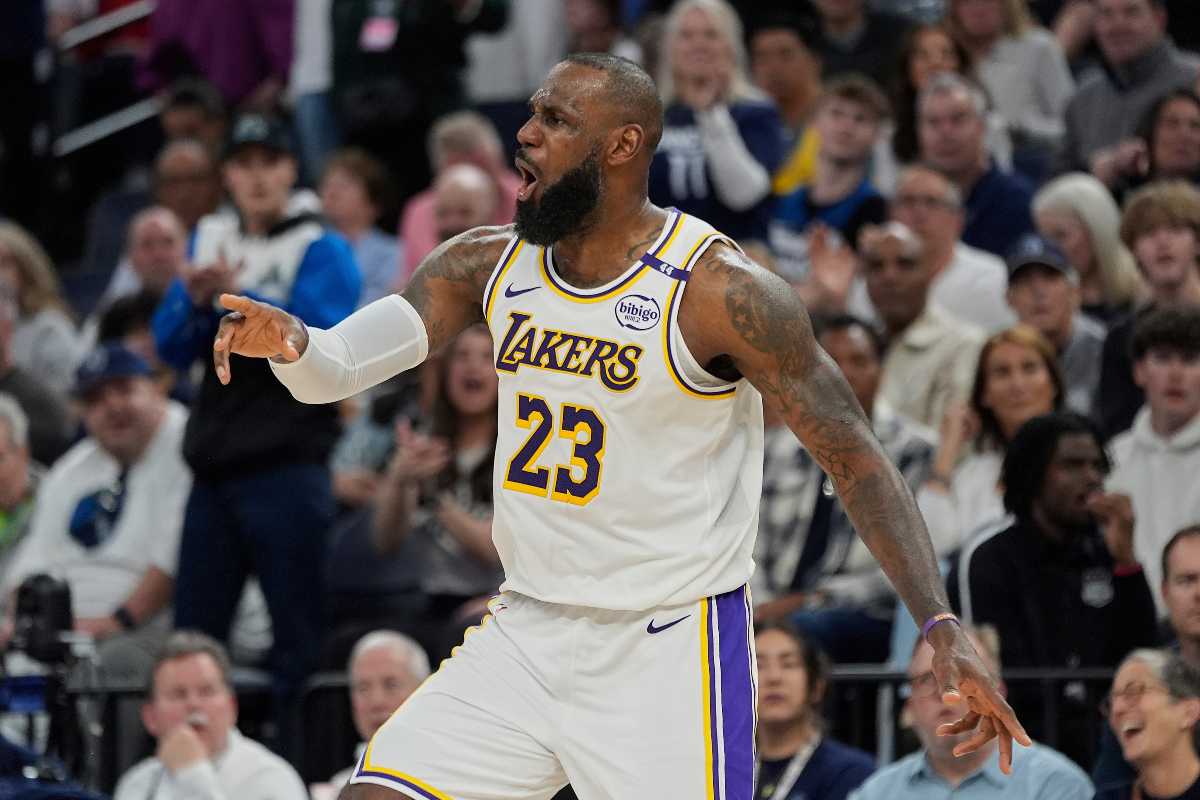 LeBron James in campo