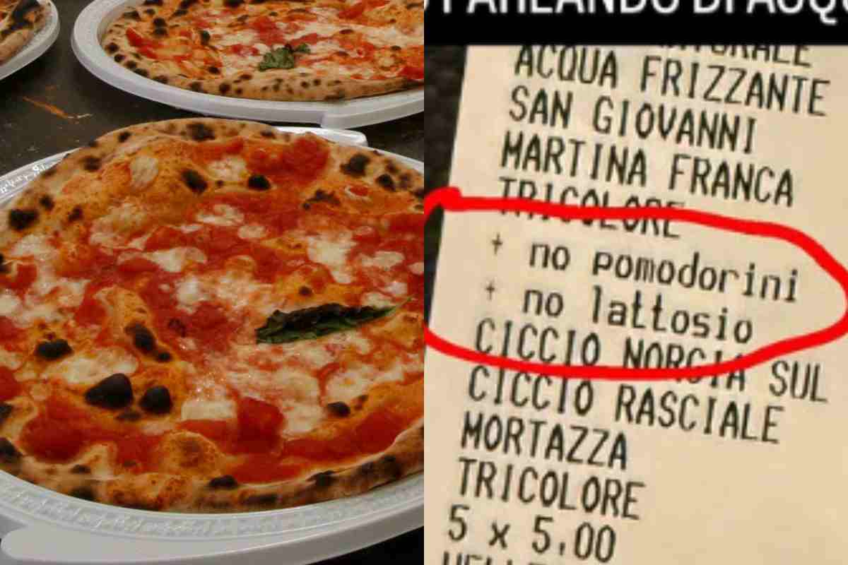 Sovrapprezzo su una pizza a Bisceglie