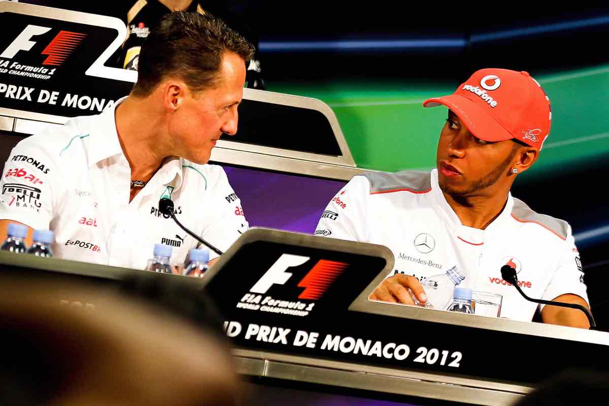 Schumacher e Hamilton