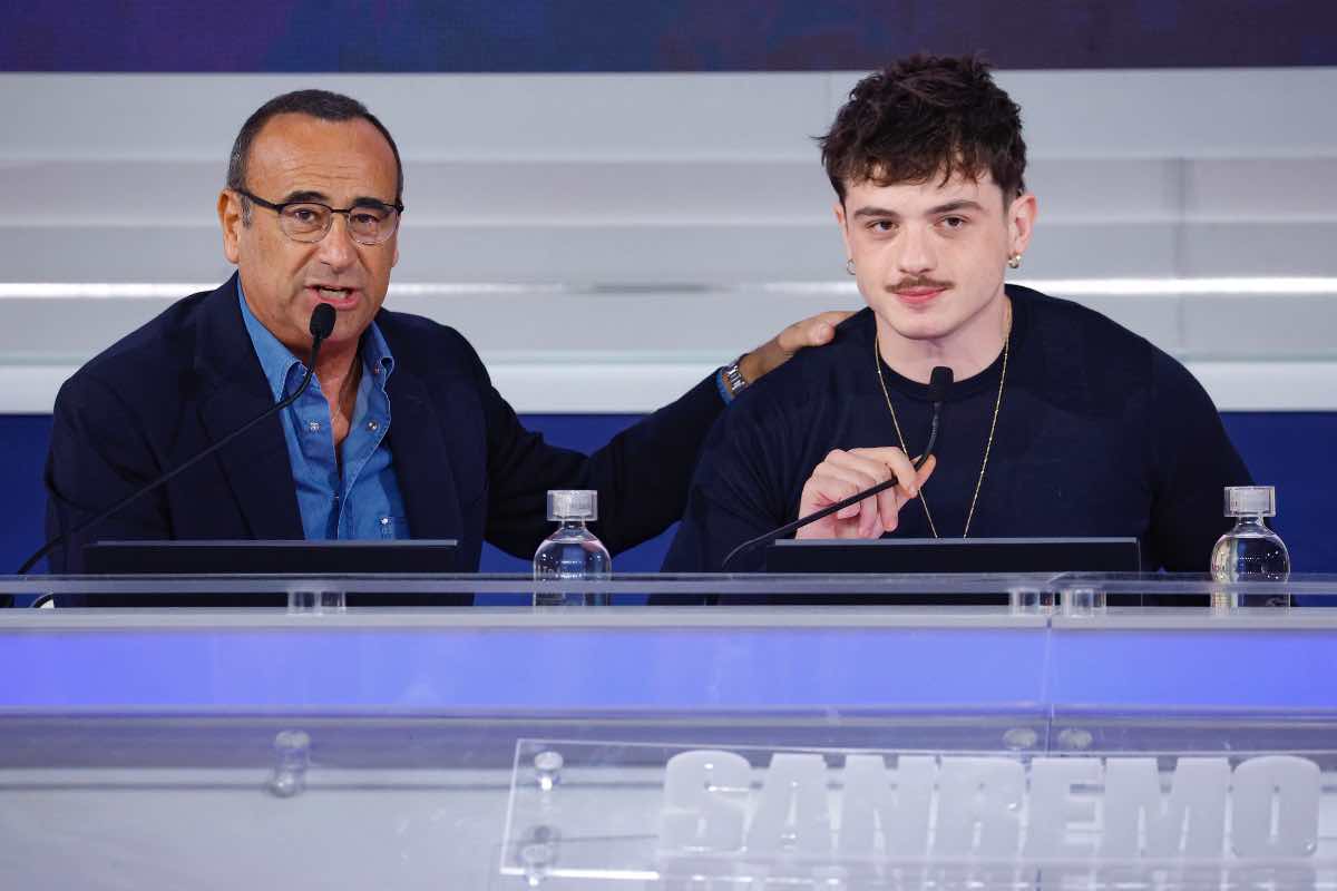 Carlo Conti e Olly