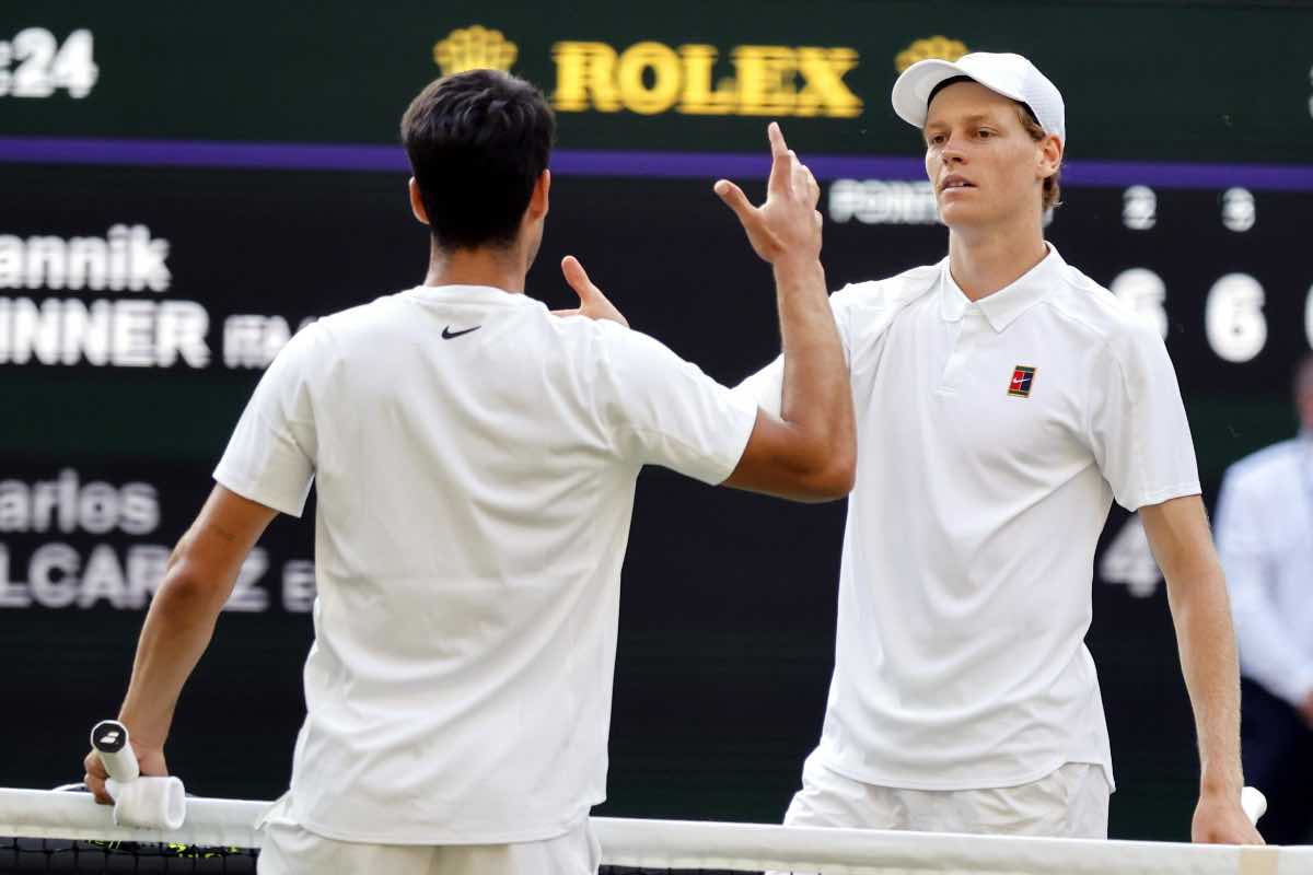Jannik Sinner e Carlos Alcaraz