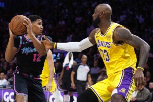 LeBron James in campo