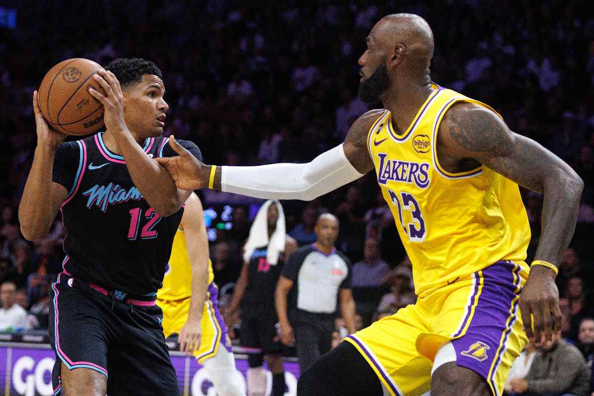 LeBron James in campo